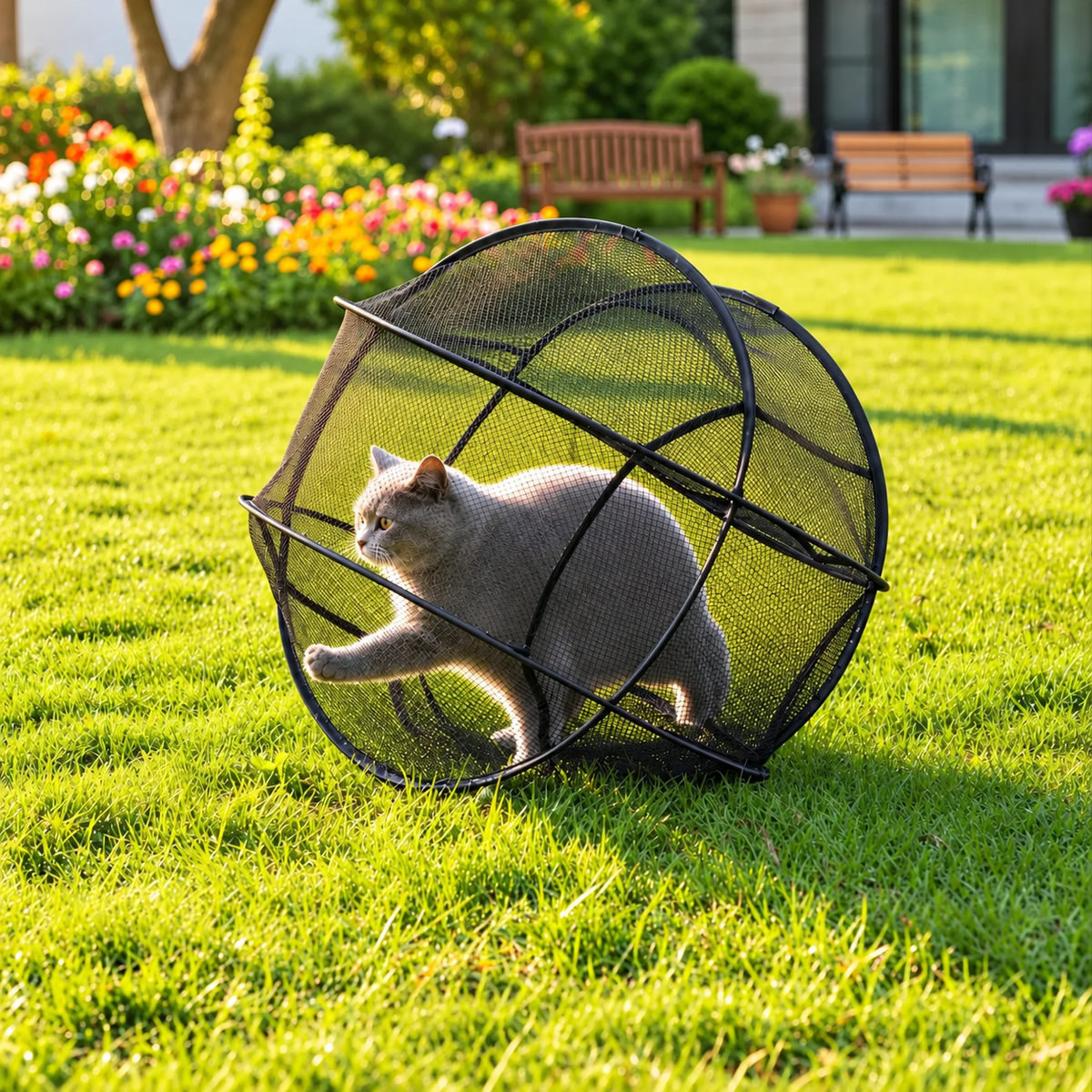 Kitt Black™ Outdoor Pet Playpen